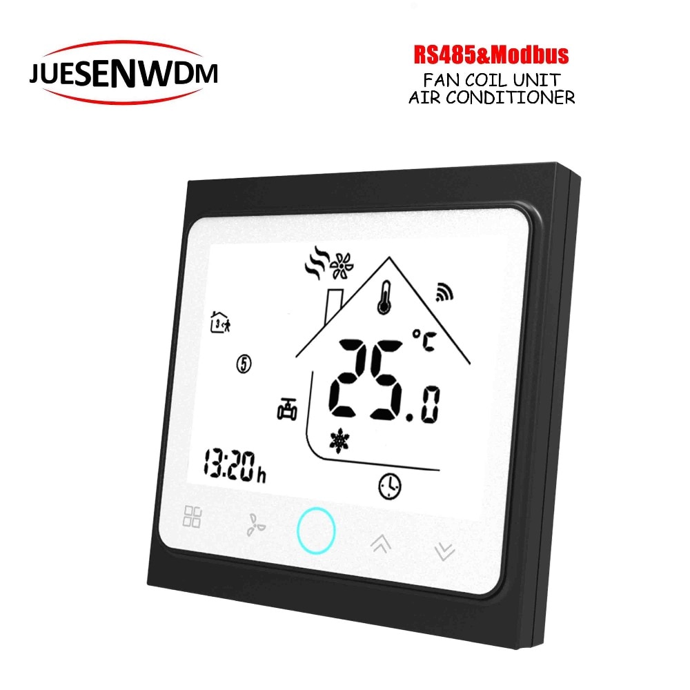 Thermostat proportionnel RS485/MODBUS RTU | 4 tuyaux, 2 tuyaux régulés 0-10V avec communication pour chauffer et refroidir