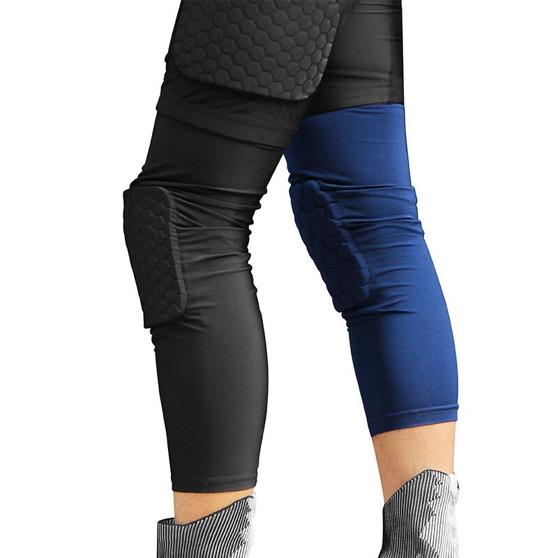 New1 PC Honingraat Sport Veiligheid Training Elastische Kneepad Beschermende kleding Knie Ondersteuning Pad Ademend Kniebrace Pro
