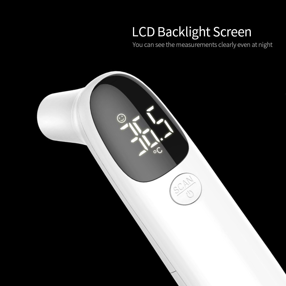 Handheld Electronic Thermometer Portable Forehead Thermometer Ear Thermometer High Precision Non-contact Infrared Thermometer