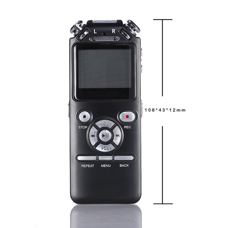Grabadora de voz Digital , bolígrafo de grabación de sonido activado, dictáfono, reproductor MP3, reducción de ruido inteligente