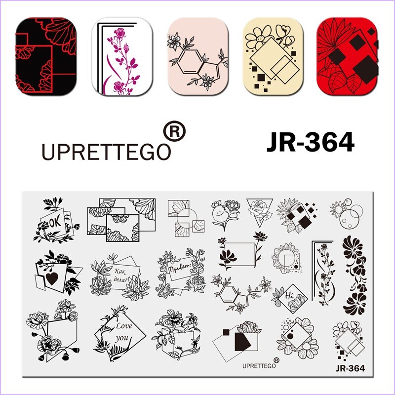 Edelstahl Stanzen Platte Vorlage Blumen- überqueren Geometrie Blume Text Weihnachten Hand Finger Geste Weihnachten JR361-370: JR364