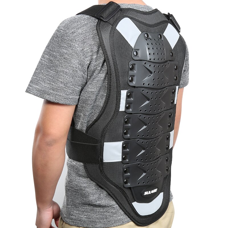 Sorte motorcykler panser beskyttelse motocross tøj jakke beskytter moto cross back panser beskytter motorcykel jakker gear
