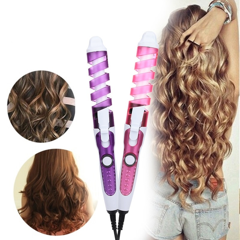Professionele Haar Krultang Roller Magic Spiraal Krultang Snelle Verwarming Curling Wand Elektrische Haar Styler Pro Styling Tool