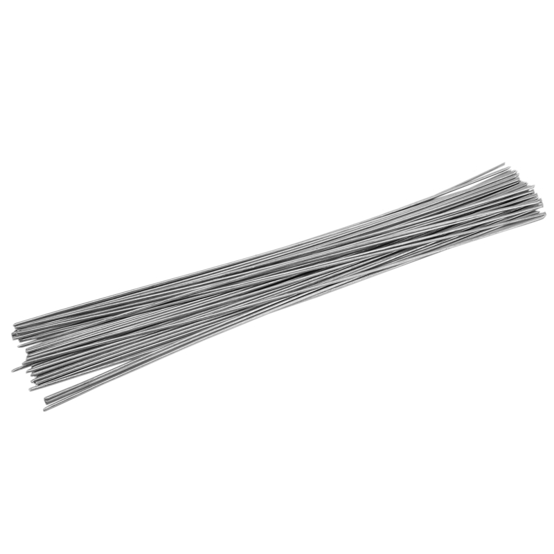 50Pcs Universal Welding Rods Copper Aluminum Iron Stainless Steel Fux Cored Welding Rod Weld Wire Electrode 33cmx1.6mm: Default Title
