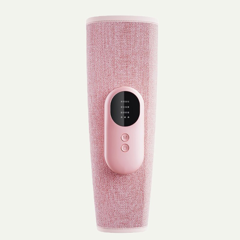 Wireless Calf Massager Leg Air Compression Massager Heated Thigh Calf Circulation Muscle Fatigue Relaxation Massage Rechargeable: X1 1PC Pink