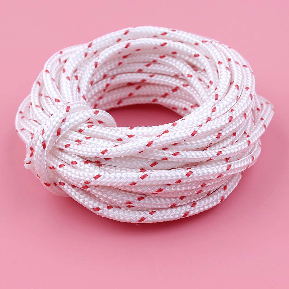 3mm x 5000mm cuerda de arranque para Husqvarna 50 51 55 136, 137, 141, 142, 268, 272, 340, 345 346XP 350 de 365 pieza de recambio de motosierra