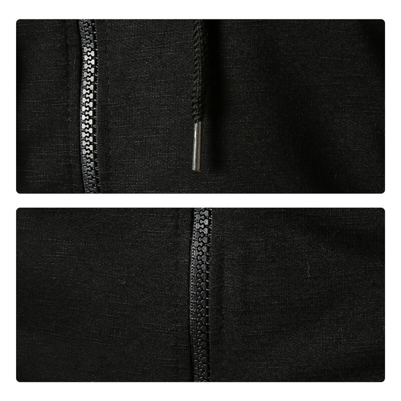 CYSINCOS Men's Long Cardigan Sweater Jacket Hooded Zipper Slim Fit Open Front Longline Cardigans with Pockets Men Sweater Jacket