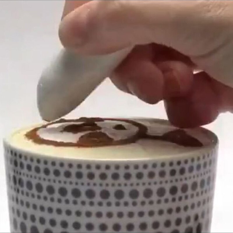 Electrical Coffee Drawing Pen Latte Art Pen for Coffee Cake Spice Pen Cake Decoration Pen Coffee Carving Pen Baking Pastry Tools