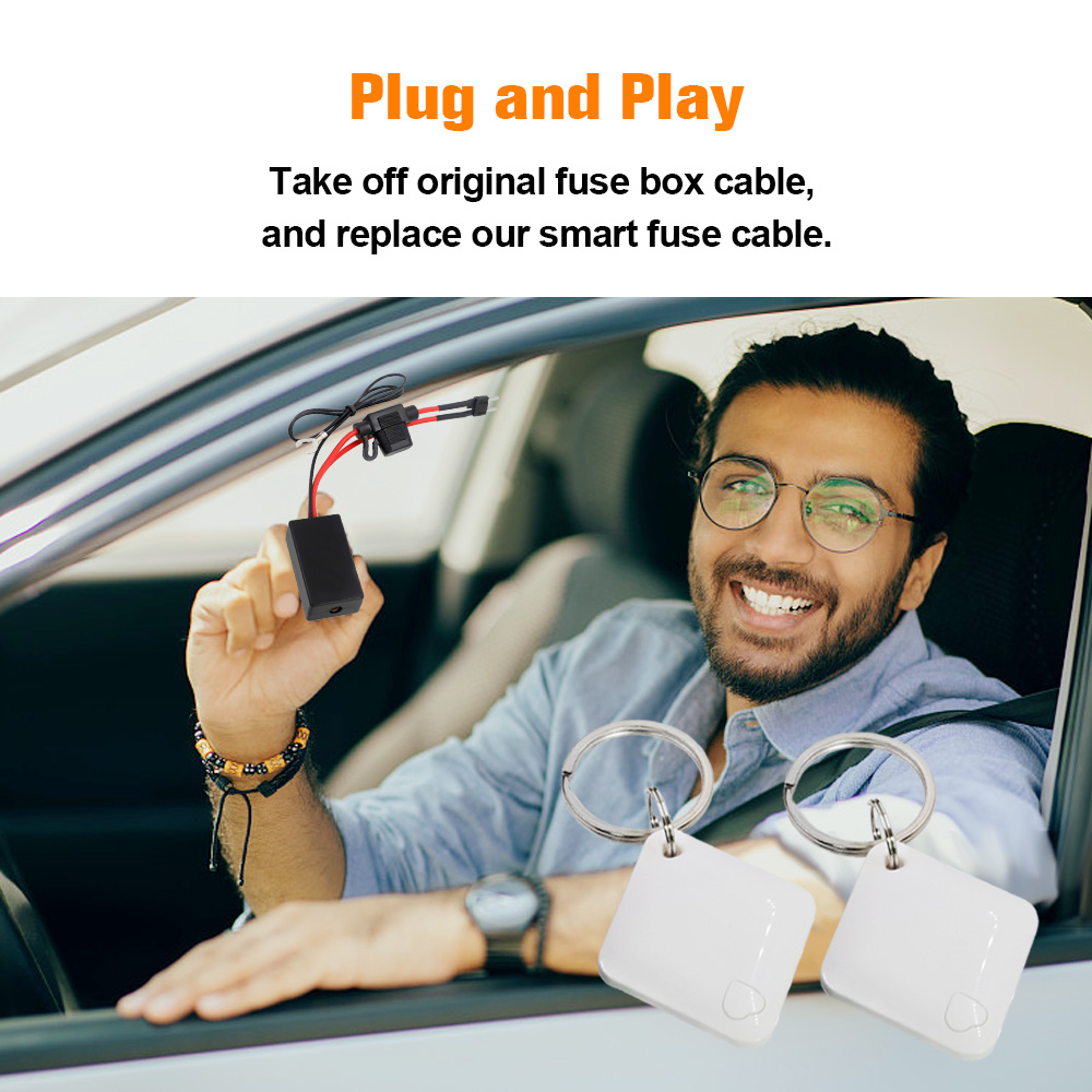 12V Car Immobilizer RFID Engine Lock Motorcycle Anti-Hijacking Device Anti-robbery Security System Intelligent Circuit Cut