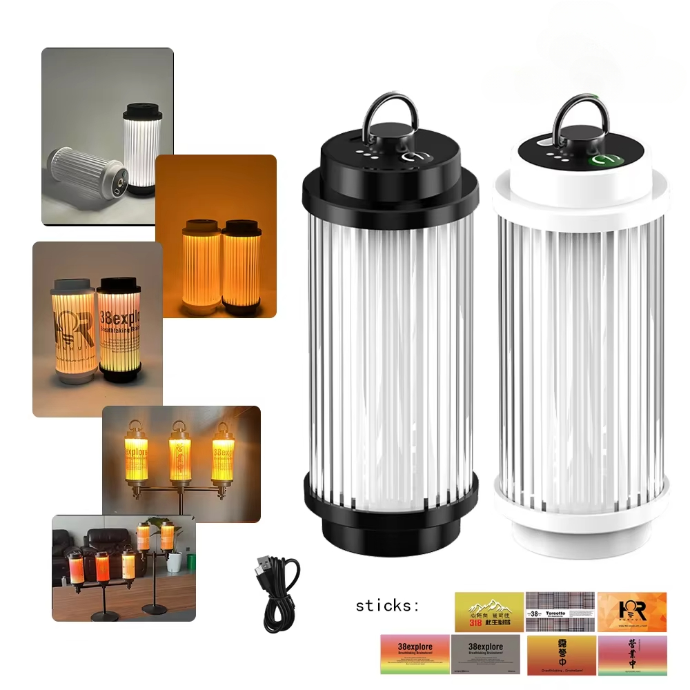 38 Explore USB Rechargeable Camping lamp 2000mAh Powerful Lantern Powerful LED Campling Portable Emergency Light Outdoor
