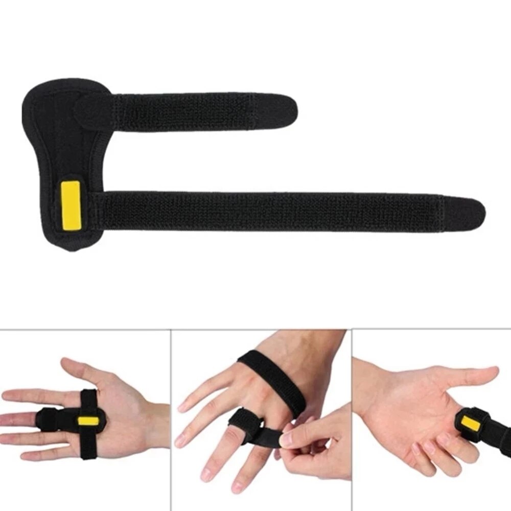 Yosoo Adjustable Trigger Finger Thumb Splint Hand Finger Brace Tape For Straighten Curved Pain Relief Stenosing Tenosynovitis