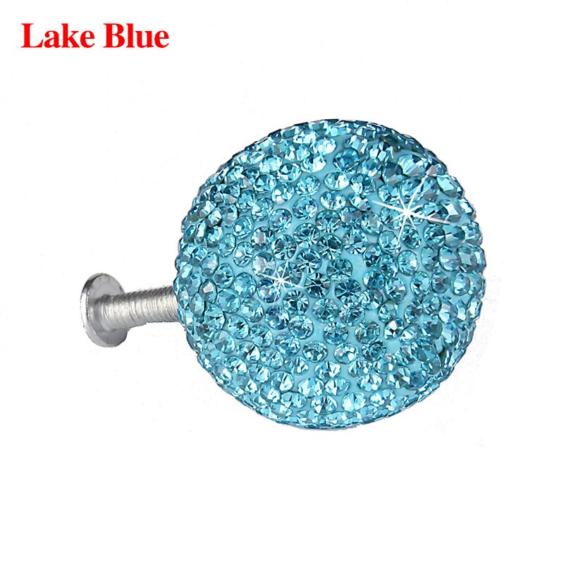 Morden Crystal Handvat Diamant Knop Kabinet Lade Kast Deurknoppen Furniture Hardware Shiny Crystal Bal Handgrepen: F