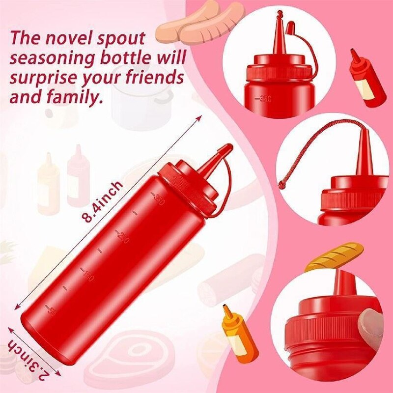 Ketchup Salade Fles Prank Creatieve Decompressie Vent Speelgoed Prank Speelgoed Lege Flessen Liefhebbers Prank Speelgoed Grappige Shocker