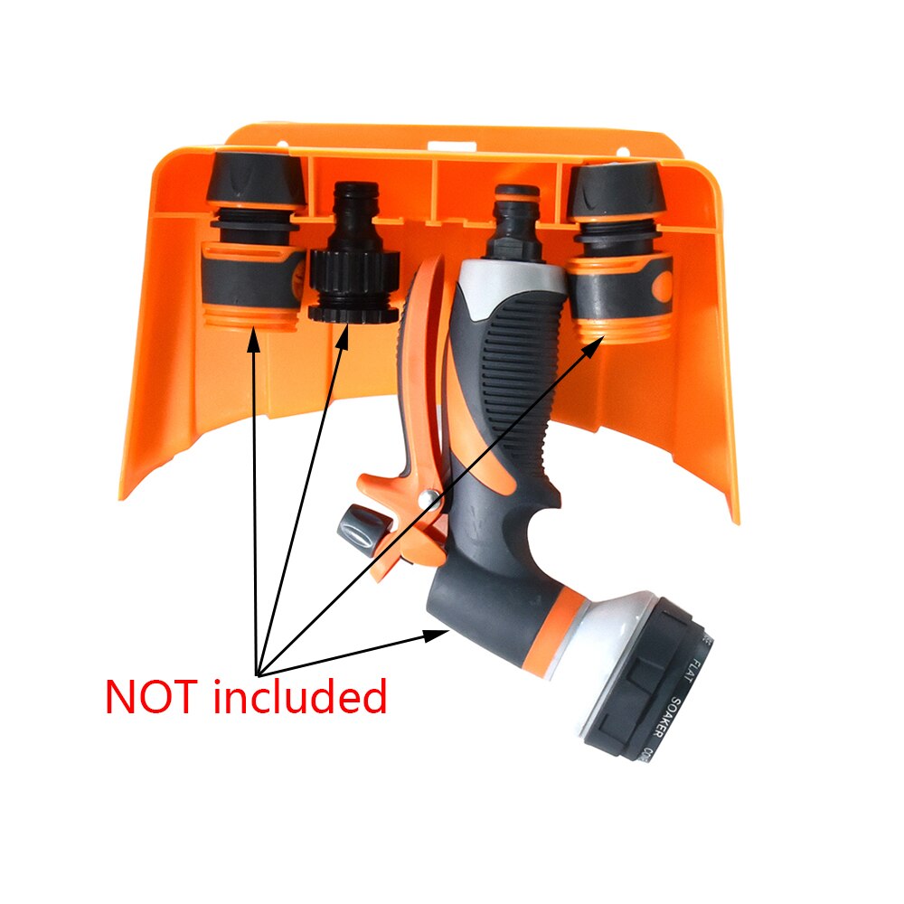 Veggmontert hageslange rørhenger holder oppbevaringsbrakett skur gjerdekabel lett for hjemmehage husholdningsforsyning