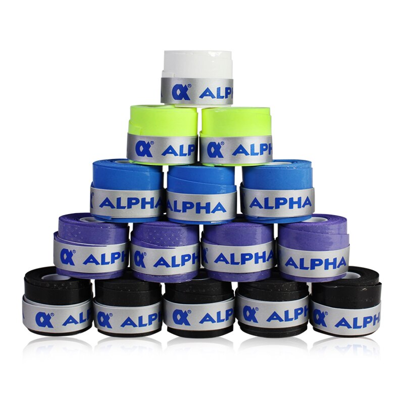 Alpha 30 Stks/partij 0.6Mm Bounce Stok Zweetband Tennis Overgrip Viscositeit Grip Voor Badminton/Tennis Racket TG-120