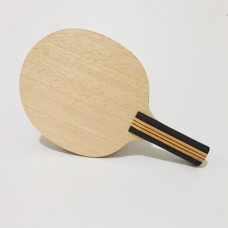 Acoustic Table Tennis Blade 5 Ply Wood With ALC Carbon Fiber Offensive Long Handle Ping Pong Bat Paddle Fast Attack Loop: ST Handle