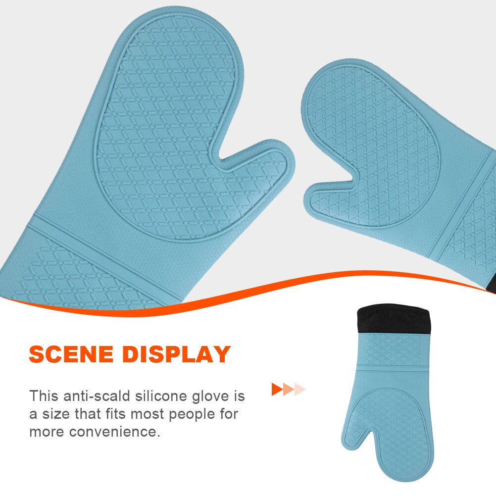 Silicone Oven Mitt Kitchen Oven Glove Non-slip Silicone Oven Glove for Baking