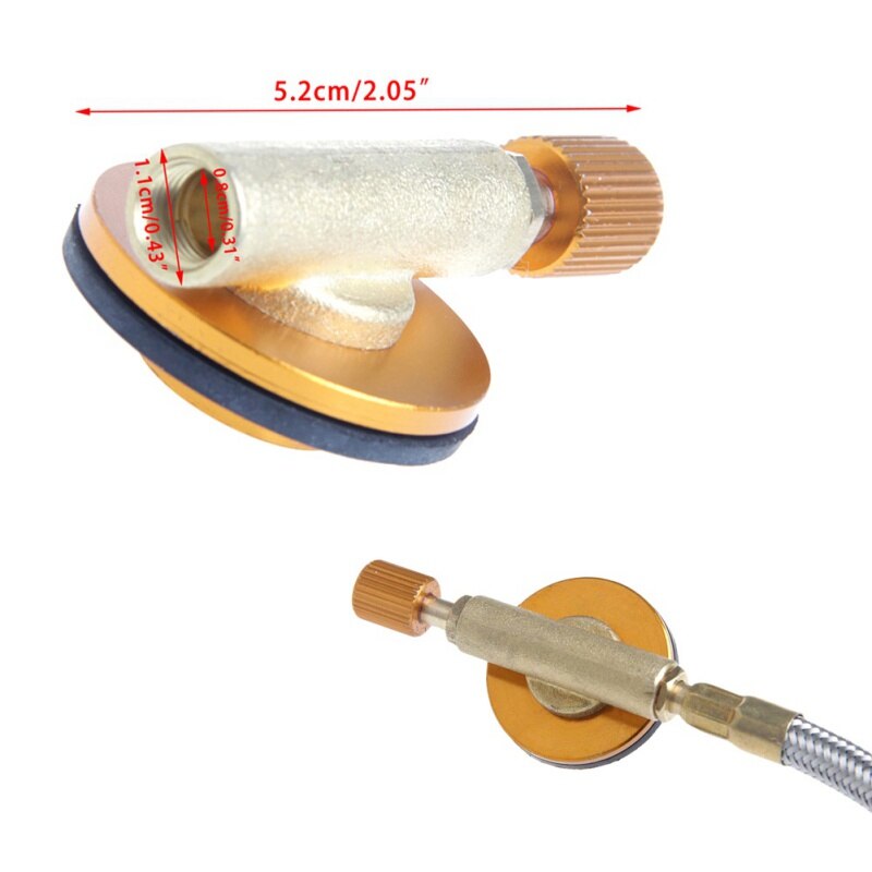 Outdoor Roestvrij Staal Camping Gasfornuis Veilig Switching Opladen Opblaasbare Adapter Voor Platte Tank Vloeibaar Gas Cilinder