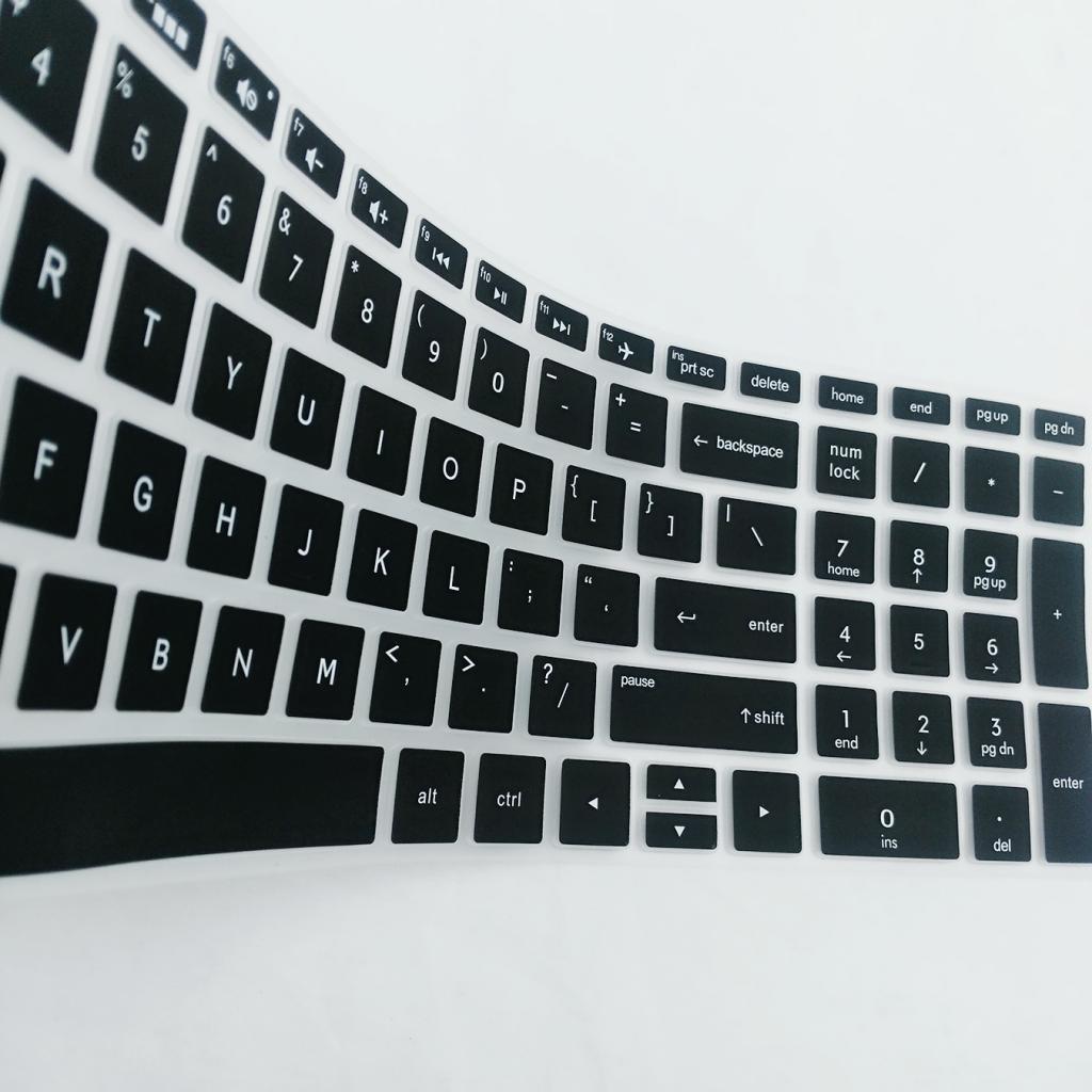 2Pcs Durable Anti-Dust Keyboard Cover Soft Silicone Skin Film For HP 15.6 inch BF