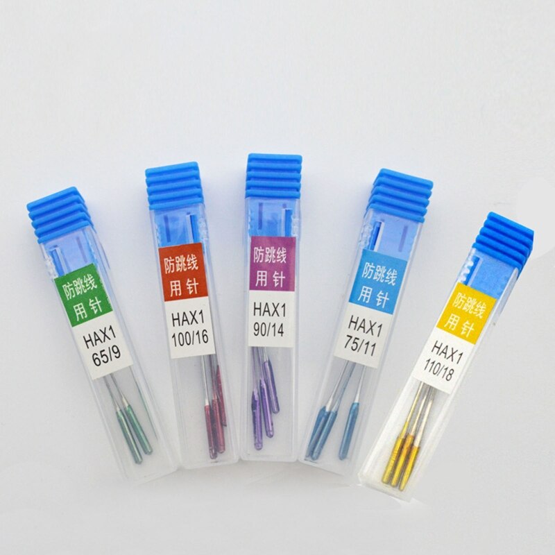 Sewing Machine Needles Universal for Singer Brother Bernina Assorted Size 15PCS