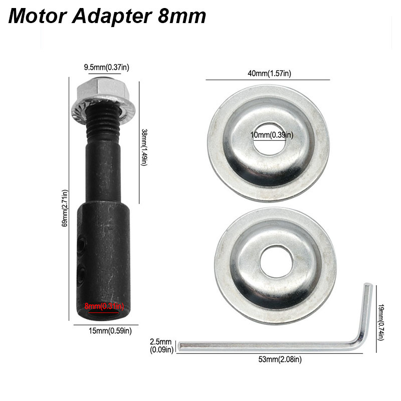 Motorwelle Dorn Kupplung Verlängerung Hülse Spindel Paar Spannfutter Adapter konvertieren Banken chl eifer Verlängerung stange polieren Rad rotierend