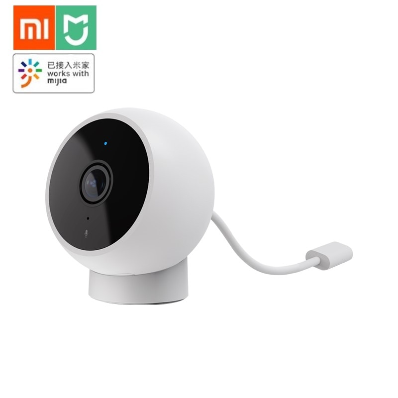 Newest Xiaomi Mijia Smart Camera 170 ° Wide Angle Compact Camera HD 1080p IP65 Waterproof Infrared Night Vision Work With Mijia