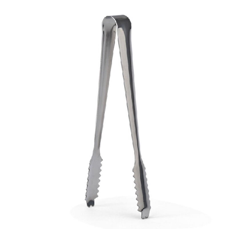 Pince à glace en acier inoxydable, 1 pièce, pour Barbecue, barre de fête, pince à pain, nourriture, pince à glace, outil de cuisine,