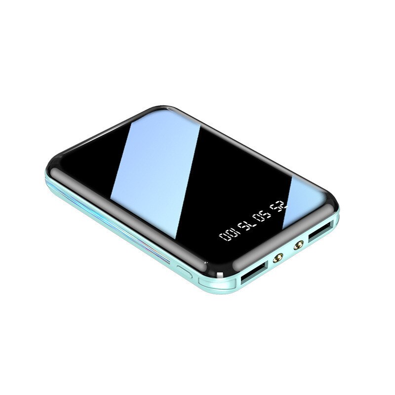 Mini 80000 mah powerbank bærbar opladning  pd 20w ekstern batterioplader til iphone xiaomi: Grøn
