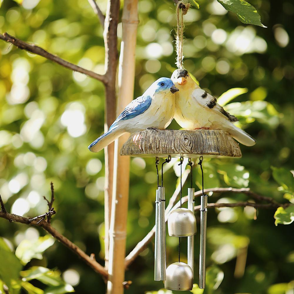Pendant Delicate Lovely Bird Hanging Wind Chime Ornament Bird Wind Chime Bird for Garden