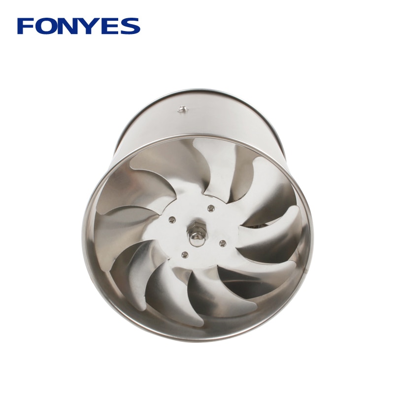 stainless steel 6 inch inline duct fan high speed ventilator pipe ventilation kitchen exhaust fan extractor wall fan 150mm 220V