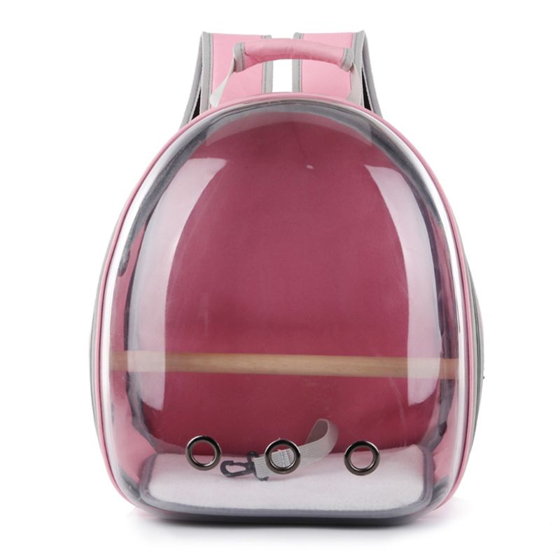Pet Papagei Träger Vogel Reisetasche Raum Kapsel Transparent Rucksack Atmungs 360 grad Sightseeing
