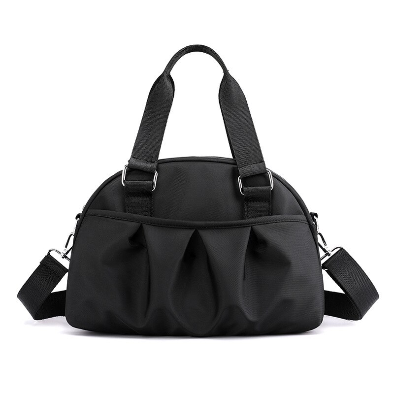 Shell Handbags Women Bags Shoulder Nylon Small Waterproof Nylon Bag Ladies Crossbody Bags for Women Crossbody Bag Female: Black