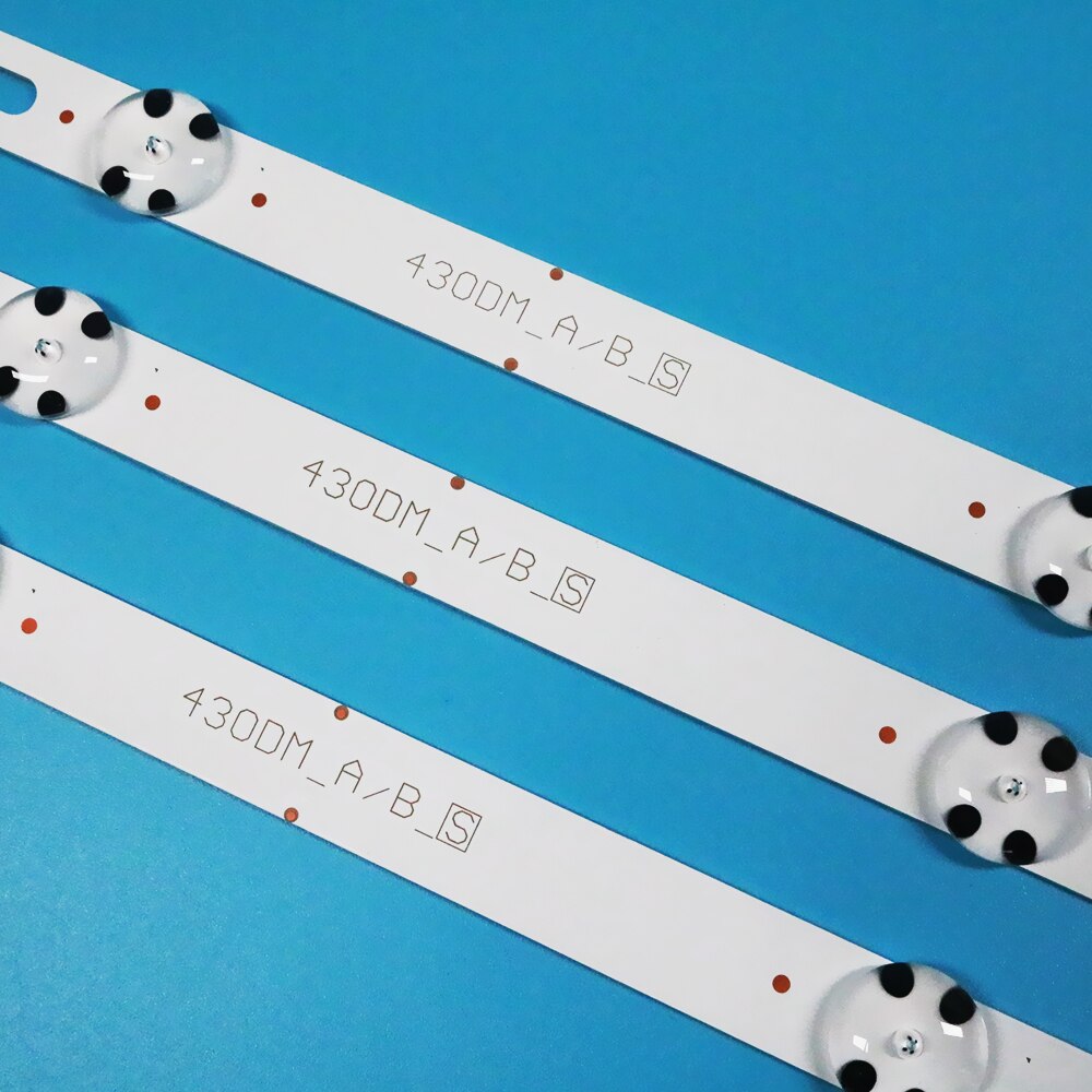 3pcs LED backlight strip for LG 43UK6300PLB 43LJ610V 43LJ510V 43LJ624V 43LJ634V 43UJ651V 43UJ701V 43UJ65_UHD_L A LC43490074A