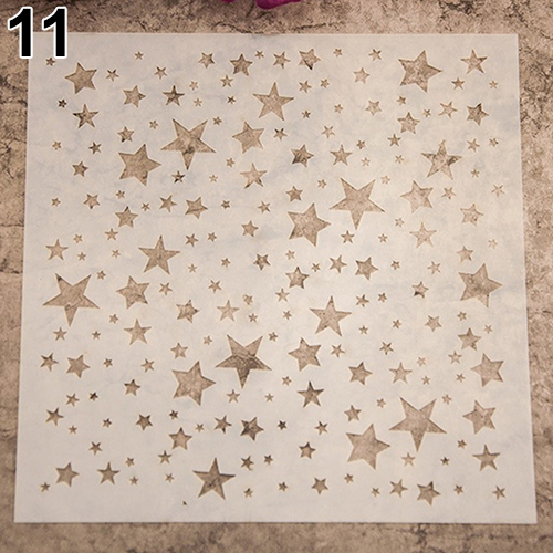 peinture modèle pochoir Scrapbooking Album gâteau café bricolage Art décor moule