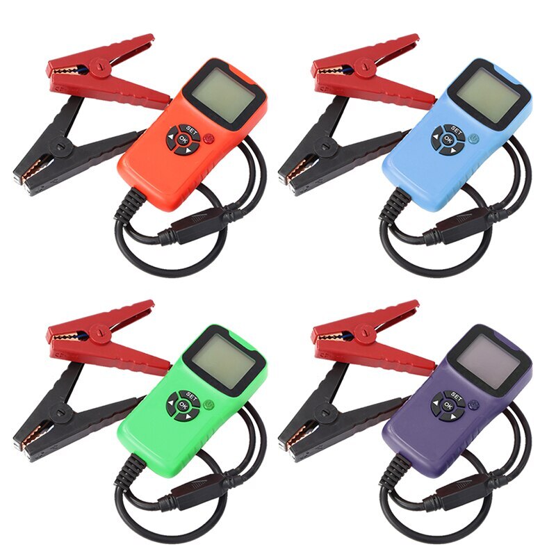 Digital 12V Car Battery Tester Vehicle LCD Battery Test Car System Test Diagnostic Tool Lead-acid Battery Diagnostic Instrument