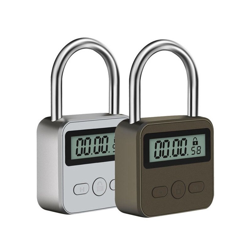 Cadenas électronique Intelligent en métal avec minuterie, Recharge USB, Anti-dépendance, mauvaises habitudes, sac de voyage, serrure intelligente