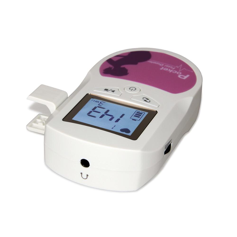 Prenatal heart Baby sound Monitor 3mhz probe ,Blue and Pink Pocket Monitor