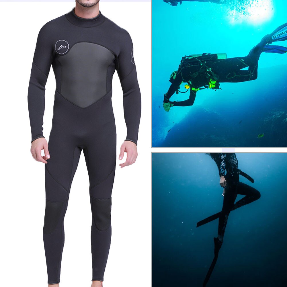 Full-Body Men 3mm Neoprene Wetsuit Surfing Swimming Diving Suit Triathlon Wet Suit For Cold Water Scuba Snorkeling Spearfishing