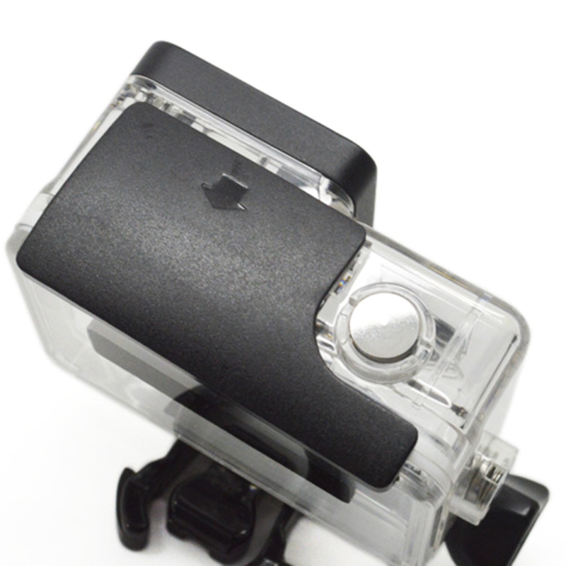 Hebilla de plástico para cámara Go pro Hero 3 + 4, accesorios para Gopro, cierre de Clip para puerta trasera, carcasa impermeable
