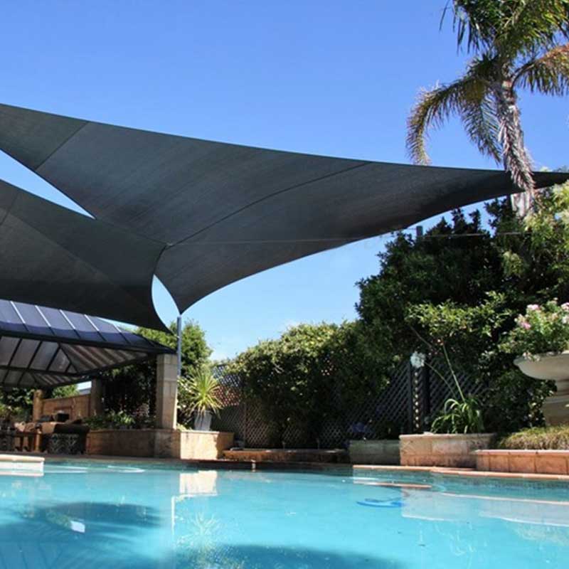 Vandtæt fortelt solsejl solafskærmning sejl til udendørs have strand camping terrasse pool solsejl telt solafskærmning nem at opbevare