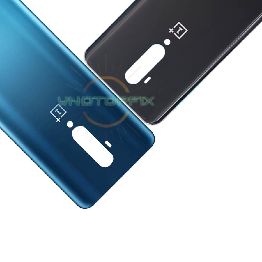 Per OnePlus 7T Pro Batteria Della Copertura posteriore di vetro del Portello Posteriore di Vetro Oneplus 7T 7 Coperchio Della Batteria oneplus 7 pro bacck Contenitore di vetro Caso