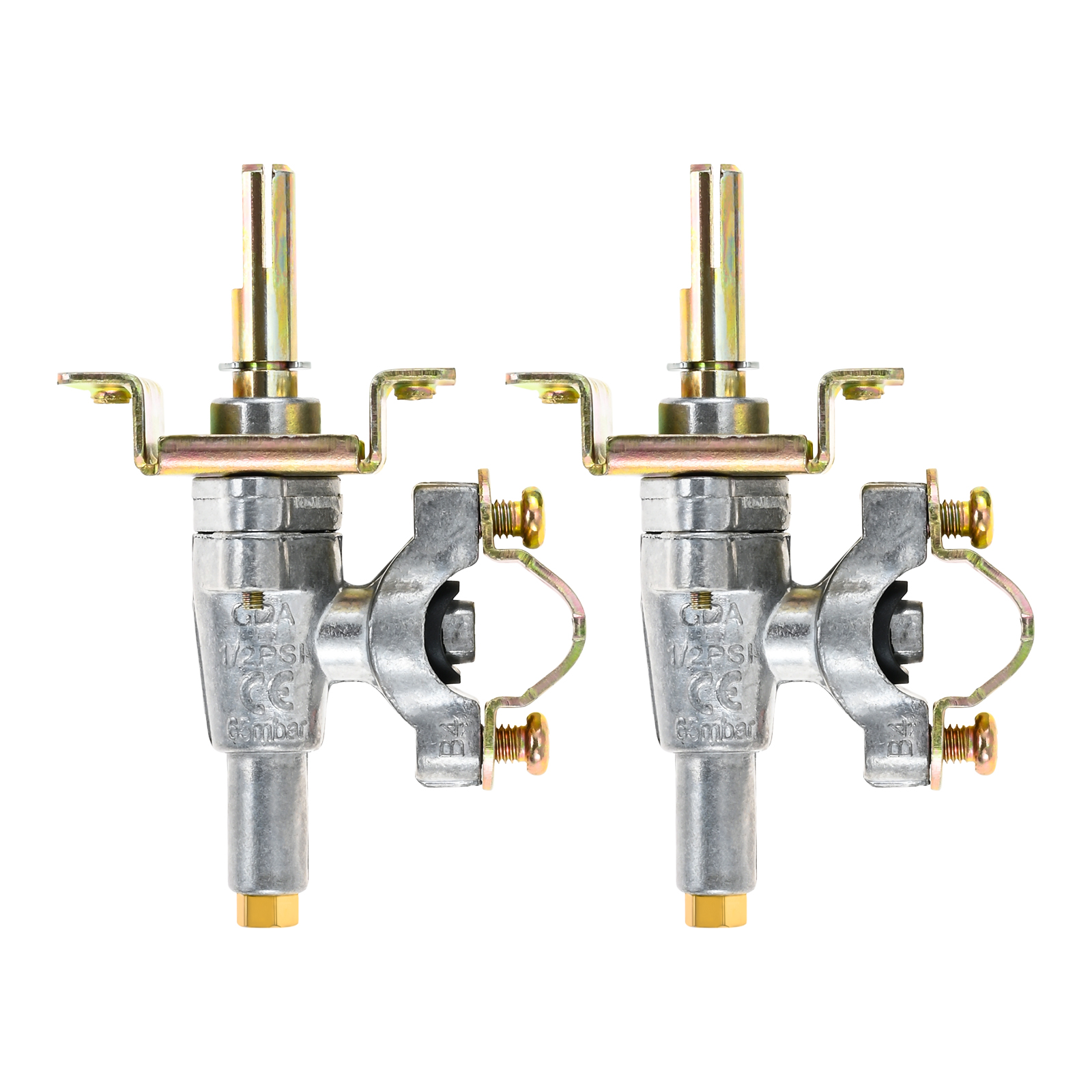 2pcs Griddle Burner Control Valve for Blackstone 36“ Gas Grill Griddle 1554, Griddle Gas Valve Parts for Blackstone Grill