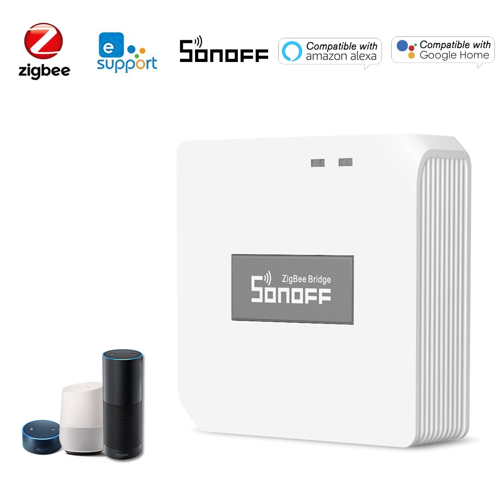 Sonoff zbbridge smart zigbee bridge 3.0 trådløs fjernbetjening smart home stemmestyring kompatibel med alexa google home