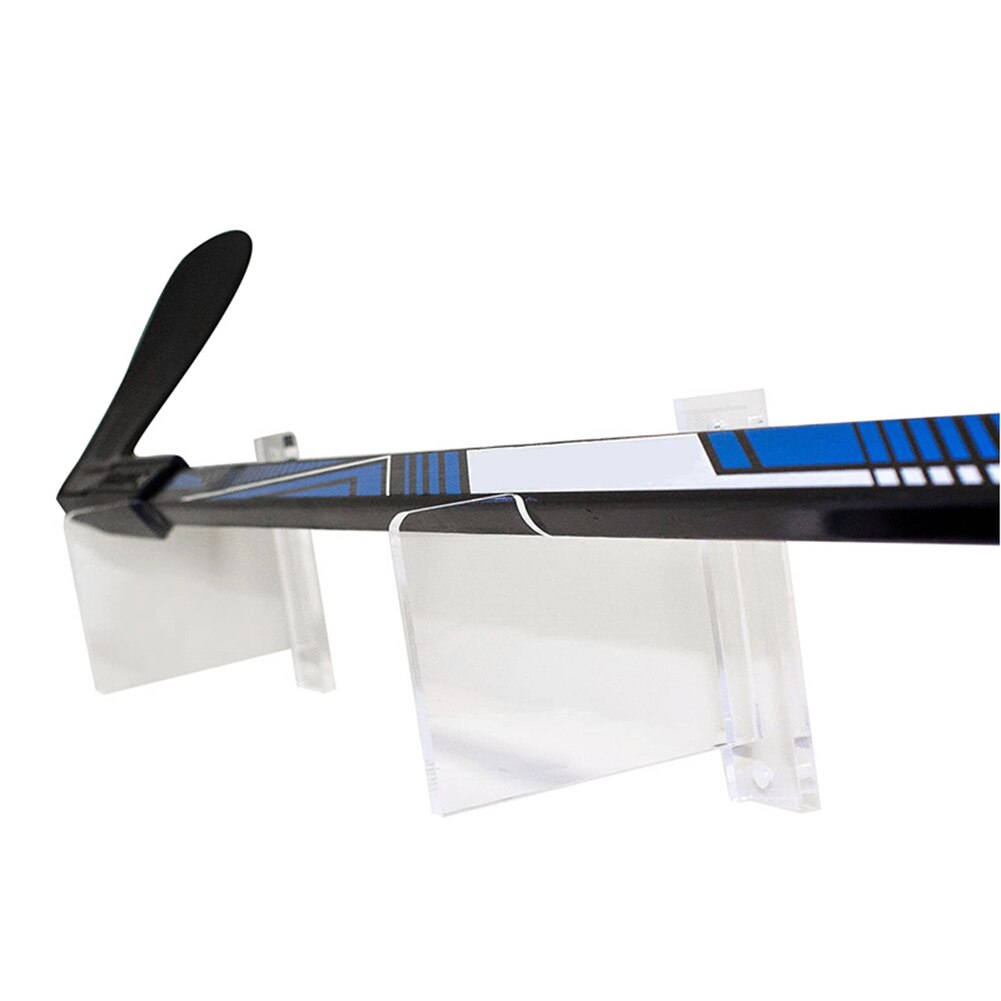 Stativ hållare hemmakontor hockeyklubba rack skateboard akryl hängare förvaring väggfäste arrangör klar horisontell display