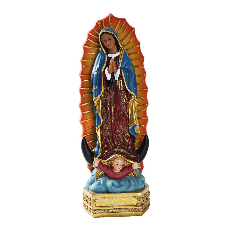 Virgin Mary Decoratie Religieuze Woondecoratie Virgin Mary Standbeeld Christelijke