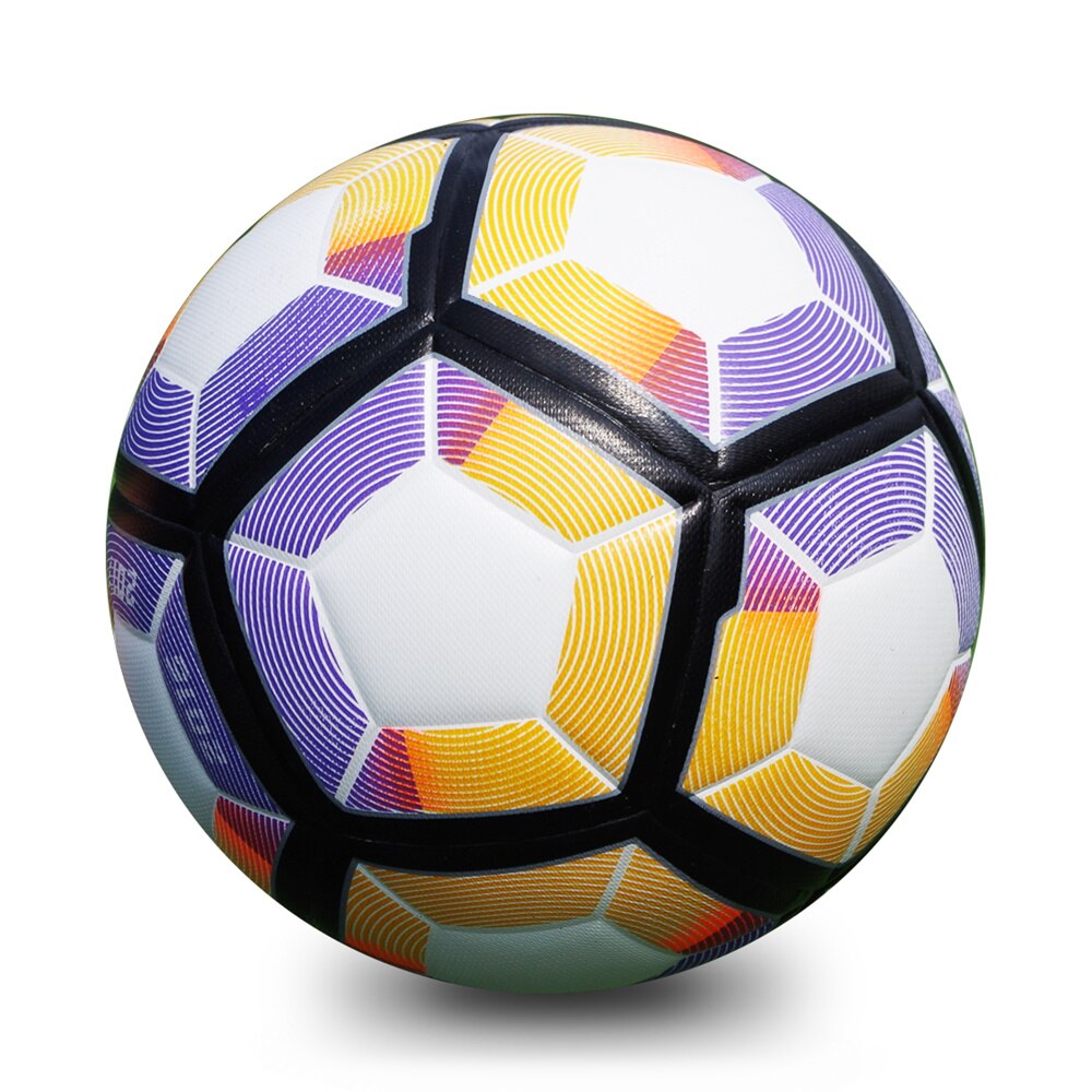 Soccer Ball Football Anti-slip Granules Ball PU Size 5 Football Ball Goal Training Balls for Birthday