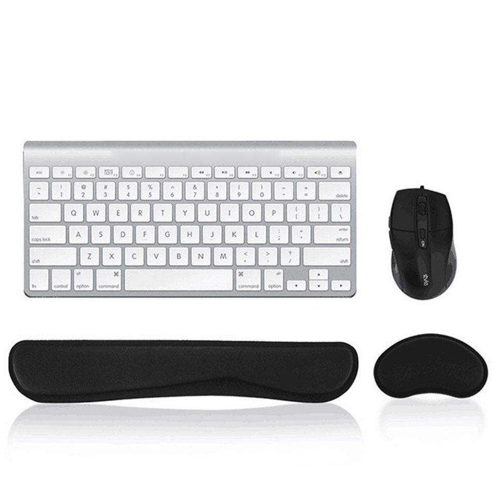 Ensemble de mousse à mémoire Durable Support de poignet de souris antidérapant/repose-poignet de clavier pour ordinateur de bureau en Stock