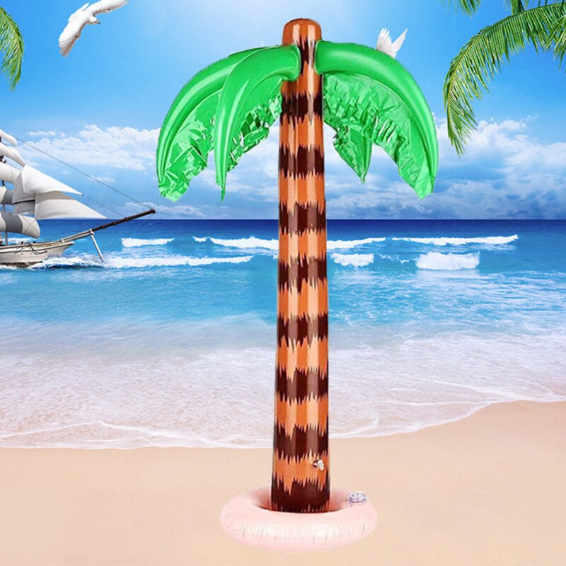 90cm Inflatable Tropical Palm Tree Coconut palm Tree cactus Pool Beach Party Decor Toy Outdoor Supplie