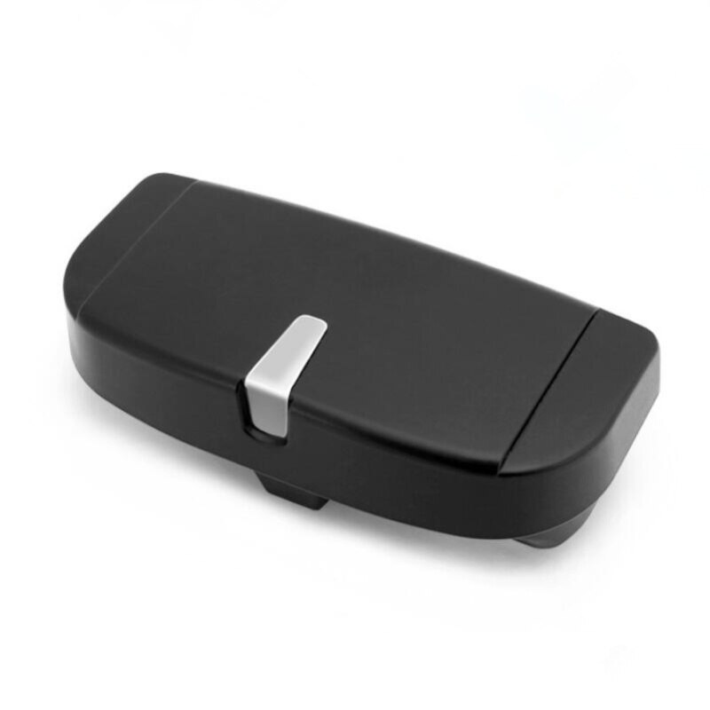 Bil brille boks opbevaring holder solbrille taske til volvo  s40 s60 s80 s90 v40 v50 v60 v70 v90 xc60 xc70 xc90 tilbehør: Sort
