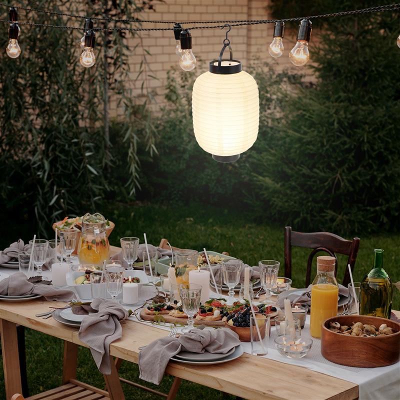 1Pc Japanese Folding Lantern with Light for Home Restaurant Decor